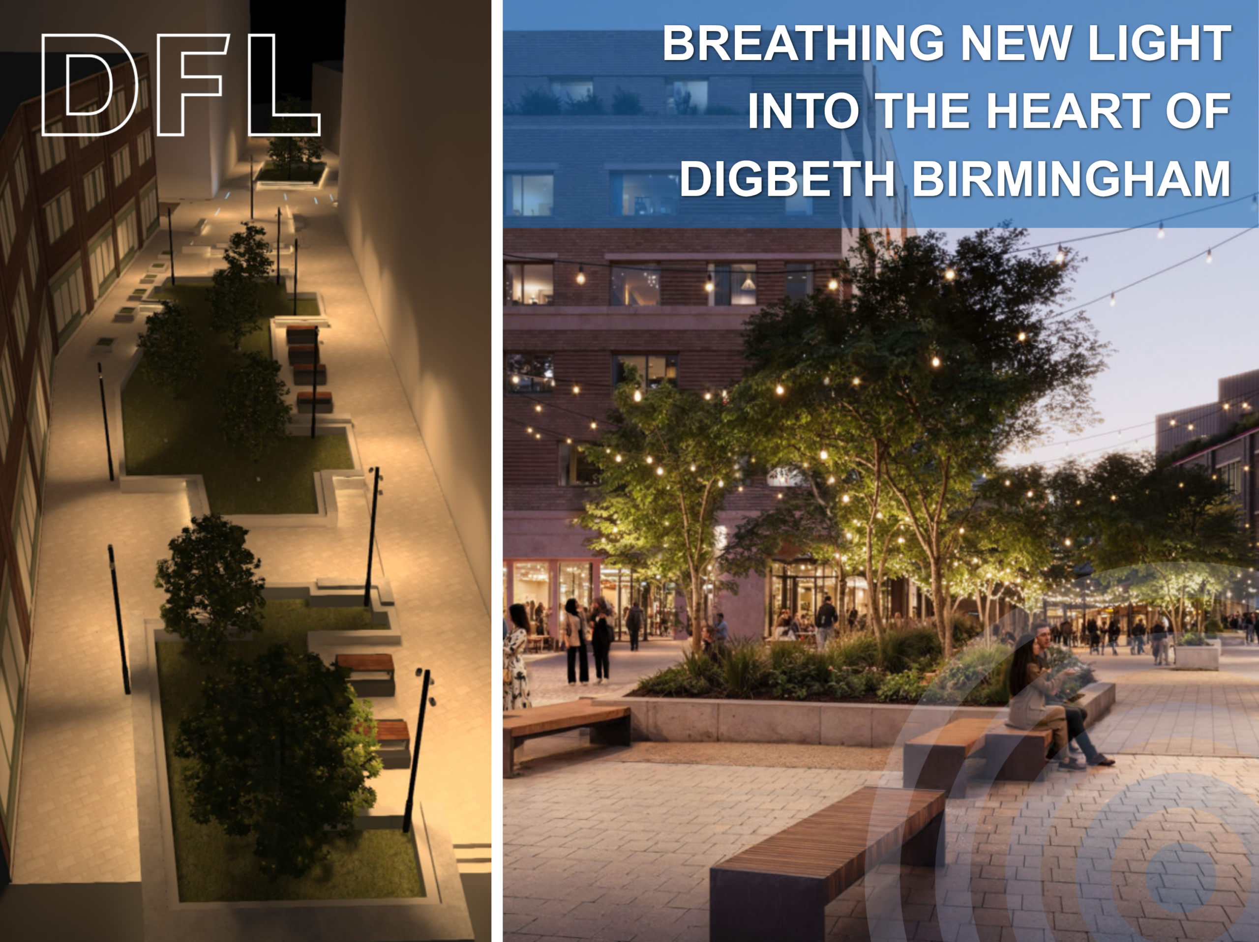 Architectural lighting design in the Heart of Birmingham Architectural lighting design in the Heart of Birmingham